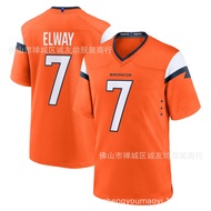 Same Day DeliveryNFL Rugby Jersey Jersey Mustang 7 New Style Orange John Elway Jersey