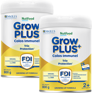 Combo 2 Sản phẩm dinh dưỡng công thức GrowPLUS+ Colos Immunel 2+, 800g ( trên 2 tuổi)