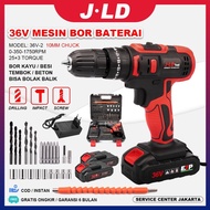 ((YUKK)ORDER!!)) JLD Mesin Bor Baterai cas 10mm jld tool Impact Bor