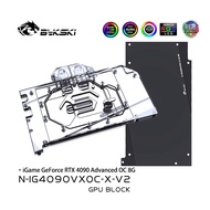Bykski GPU Block for Colorful RTX 4090 Advanced Graphics Card Water Cooling Cooler N-IG4090VXOC-X-V2