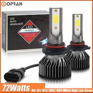 PENCL 2PCS 20000LM 6000K HB3 HB4 9005 9006 H3 H1 H8 H7 H4 H11 H9 H27 880 หลอดไฟ Canbus ไฟหน้ารถ Led 