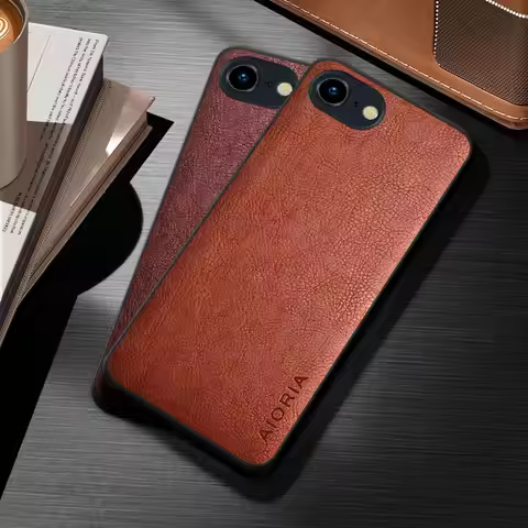 Fashion Case for Apple iPhone 16e 16 17 Pro Max Plus funda business style durable pu leather cover f