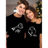 1 Pair Valentine's Day Couple T-Shirt-Perfect For Couples-Anniversary Gift Romantic Ideas