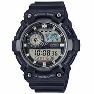 Casio AEQ-200W-1AV นาฬิกาผู้ชาย สายเรซิ่น แบตฯ 10 ปี