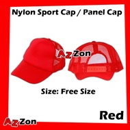 Nylon Sport Cap / School Cap / Sport Cap / Topi Sukan / Topi Team 0044