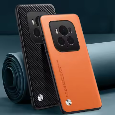 Luxury PU Leather Case For Honor Magic 6 Ultimate Back Cover Silicone Protection Phone Case For Hono