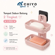 2-Tier Soap HOLDER, Bar Soap Rack, 2-Tier TOILET Soap Rack