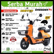 K193 SUPER PROMO!!! Sepeda Listrik E-Bike DRESDEN V1 600 Watt -Ekstra