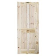 ส่งฟรี! ประตูไม้สนนิวซีแลนด์ D2D ECO PINE-EZERO 9 80x200 ซม. NEW ZEALAND PINE WOOD DOOR D2D ECO PINE