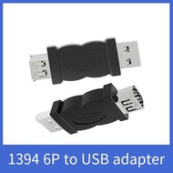 USB to 1394 6P Connector USB to Firewire 6 Pin USB Male to 1394 Converter Portable Convenient 2Piece