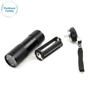 THEW UV Flashlight UV Light Flashlight 395nm  Light Flashlight Mini light Torch For UV Resin Glue Cu