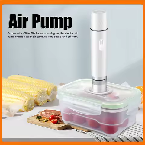 Air Pump Electric Air Pump Handheld Vacuum Sealer Cordless Sealing Machine Tool for Food Storage Vac