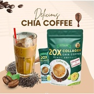 Fitgum 20x Collagen Chia Coffee Mix 10 sachets x 12g (BEWARE OF FAKE)