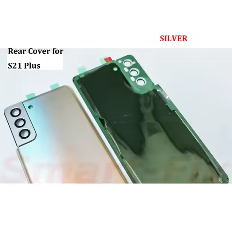 OEM Glass Back Cover Case for SAM-S21 Plus S21+ S21P 5G Backcover Back Glass Housing Bezel with Came
