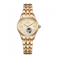 Citizen Mechanical Automatic Gold Stainless Steel Strap Women Watch PR1043-80P