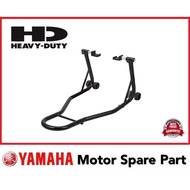 UNIVERSAL MOTORCYCLE DOUBLE STAND // Rear Paddock Stand Bracket Hook Holder Wheel Chock Stopper stan