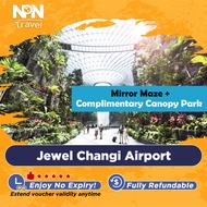 [Jewel Changi Airport]  Mirror Maze + Canopy Park Open Date Tickets(Instant Delivery) E-ticket/Singapore Attraction/One Day Pass/E-Voucher