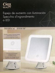 LED 化妝鏡．五倍放大
