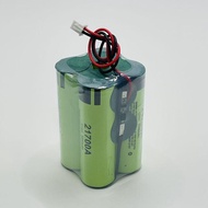 21700 Lithium Battery 4 Parallel Outlet 3.7V Large Capacity with Protective Plate XH2.54 Plug Rechar
