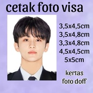 Matte paper visa photo printing