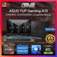 ASUS TUF A15 Gaming Laptop FA506N-CGHN069W (RYZEN 7-7445HS/16GB/512GB/RTX3050 4GB/15.6" FHD 144HZ/W1
