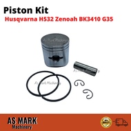 Piston Kit (Taiwan / Local ) Husqvarna H532 Zenoah BK3410 Brush Cutter Mesin Rumput Piston Hiace Oga