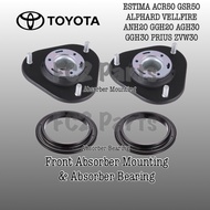 OEM Toyota Estima ACR50 Alphard Vellfire ANH20 GGH20 AGH30 Prius ZVW30 Front Absorber Mounting &amp; Bearing Set