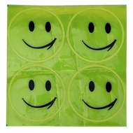 Reflective Bicycle Sticker Smile Face Night Riding Decals