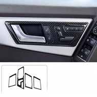 Miếng Dán Trang Trí Cửa Xe Mercedes GLK 08-15 GLK300 260 Bảng Nút Bên Trong Phần Cứng Trang Trí