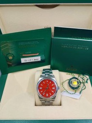 Rolex Op124300 red🔴 2020 fullset✨