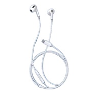 Baseus Wired Earphone H17 (3.5mm Type Input) (White Colour)