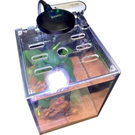 Anti-Jump Net Isolation Board Transparent Acrylic Cylinder Cover Balcony Mini Small Glass Cylinder C