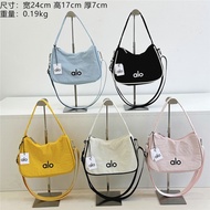 Alo New Yoga Bag Fitness Bag Alo One-shoulder Cross-body Dumpling Bag Waterproof Fashion Minimalist 