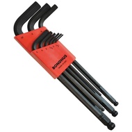 [100% ORIGINAL] BONDHUS 9 PCS METRIC BALL END POINT ALLEN-KEY (10999 BLX9M)@New Stock