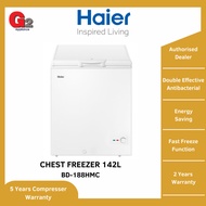 HAIER Chest Freezer 146L BD-188HMC-HAIER WARRANTY MALAYSIA