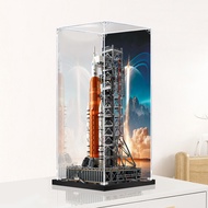 Transparent Transparent Display Box Acrylic Display Box Suitable for Lego 10341 Artemis Rocket Launc