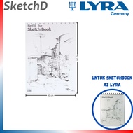 A3 150 gsm LYRA sketchbook refill paper 30 sheets