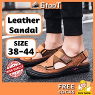 6FOOT TX26【PRE-ORDER】Genuine Leather Hiking Shoes Men Beach Sandal Men Kasut Sandal Lelaki Kasut Kul