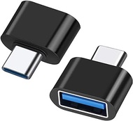 USB C to USB Adapter 2 Pack, Leizhan USB Type-C to USB 3.0 Adapter, USB C to USB A OTG Adapter Connector Compatible with Thunderbolt 3 MacBook Pro/Air 2019+,iPad Pro 2020,Samsung S8 S8+ S9,and More