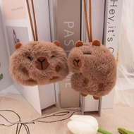 GANTUNGAN Cute Capybara Keychain Capybara Doll Keychain/