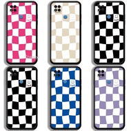 Creative Black White chessboard Shockproof Case Compatible for Redmi 9C 10A 9C NFc Xiaomi Poco C3 Xi