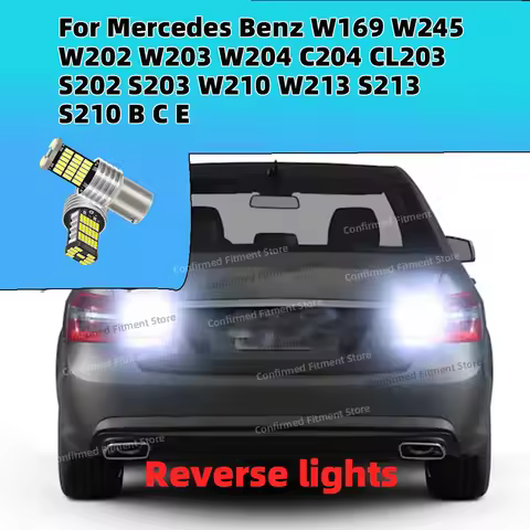 1156 BA15S Canbus LED Car Reverse lights 6000K For Mercedes Benz W169 W245 W202 W203 W204 C204 CL203