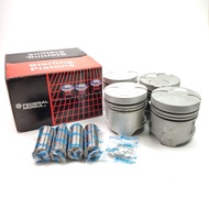 Federal Mogul Piston Set Fits Mitsubishi 4D56T