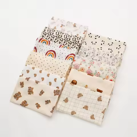 Cotton Baby Muslin Swaddle Blanket Soft Breathable Comfy- Baby Swaddle Wrap Receiving Blanket For In