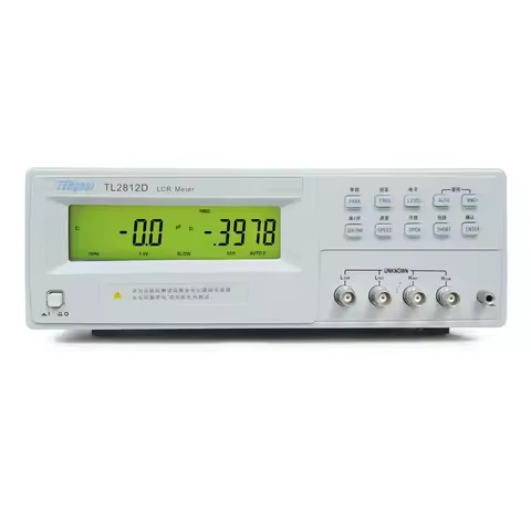 Tonghui TL2812D LCR Meter Test Frequency 100Hz, 120Hz, 1kHz, 10kHz Output Impedance 100Ω Accuracy 0.