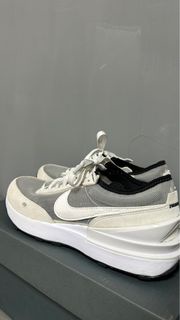 Nike WAFFLE ONE 小Sacai 麂皮 白色