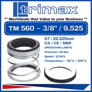 TRIMAX 560 3/8'' ( d1-9.525 x d3-23.5 x d7-22.23 x L1-28.6 x L3-6.4 ) Single-Spring Mechanical Seal 
