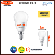 PHILIPS LED Bulb Comfortable Brightness 4W E14 220-240V Warm White 8718696597859