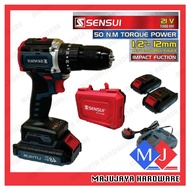 SENSUI Cordless Drill With Impact Electric Drill Multi-functional Electric Screw Driver High Power D