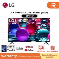 [2025] LG 50''/55''/ 65'' 4K UHD AI TV UA73 HDR10 50UA7350PSB/ 55UA7350PSB/ 65UA7350PSB